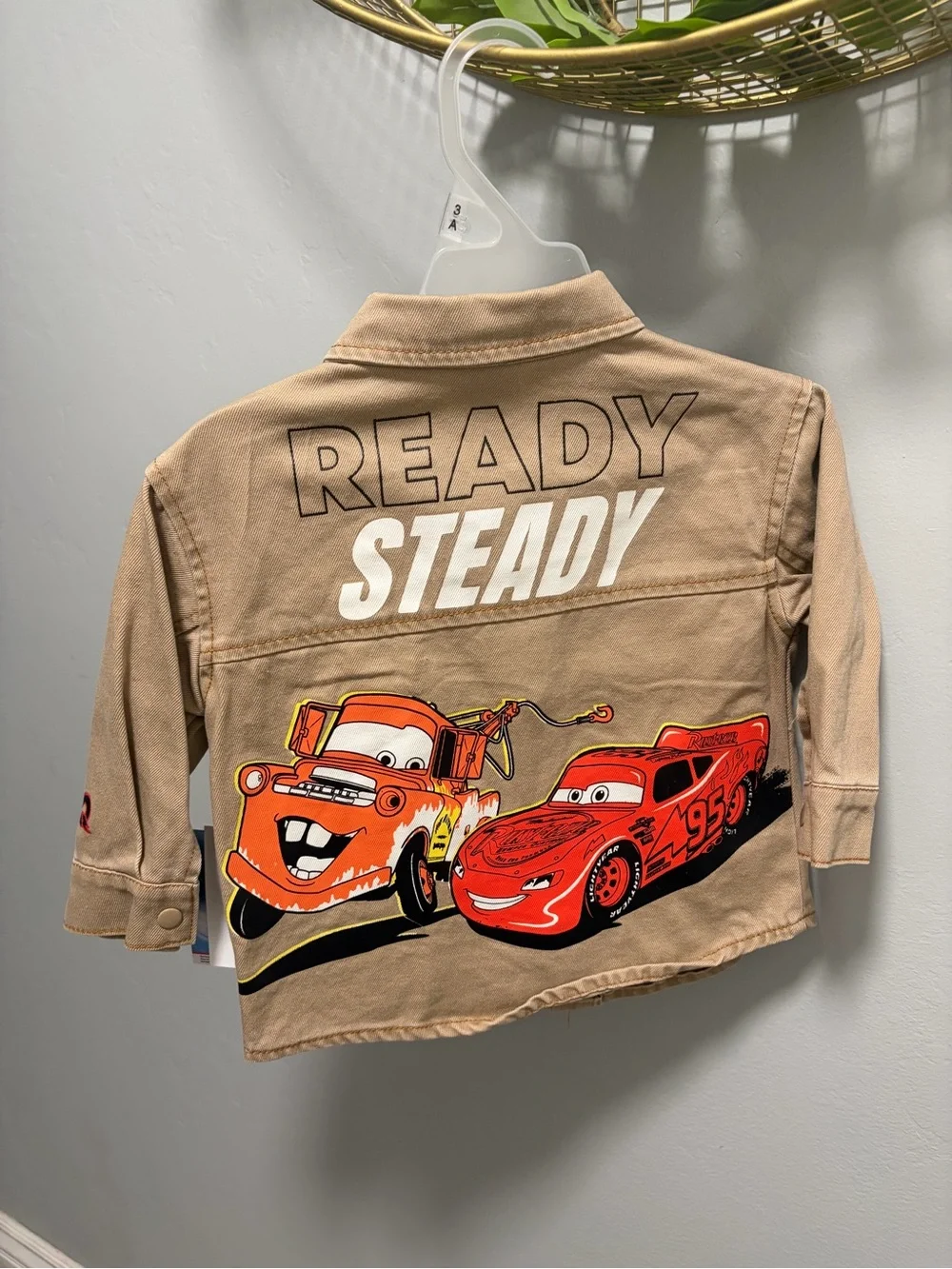 Tan Lightning McQueen Kids Jacket - Disney/Pixar Cars